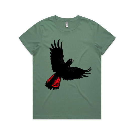 2026 Red-tailed Black Cockatoo - Womens T-shirt