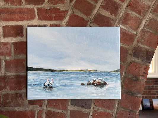 Pelican Rocks, Augusta Painting