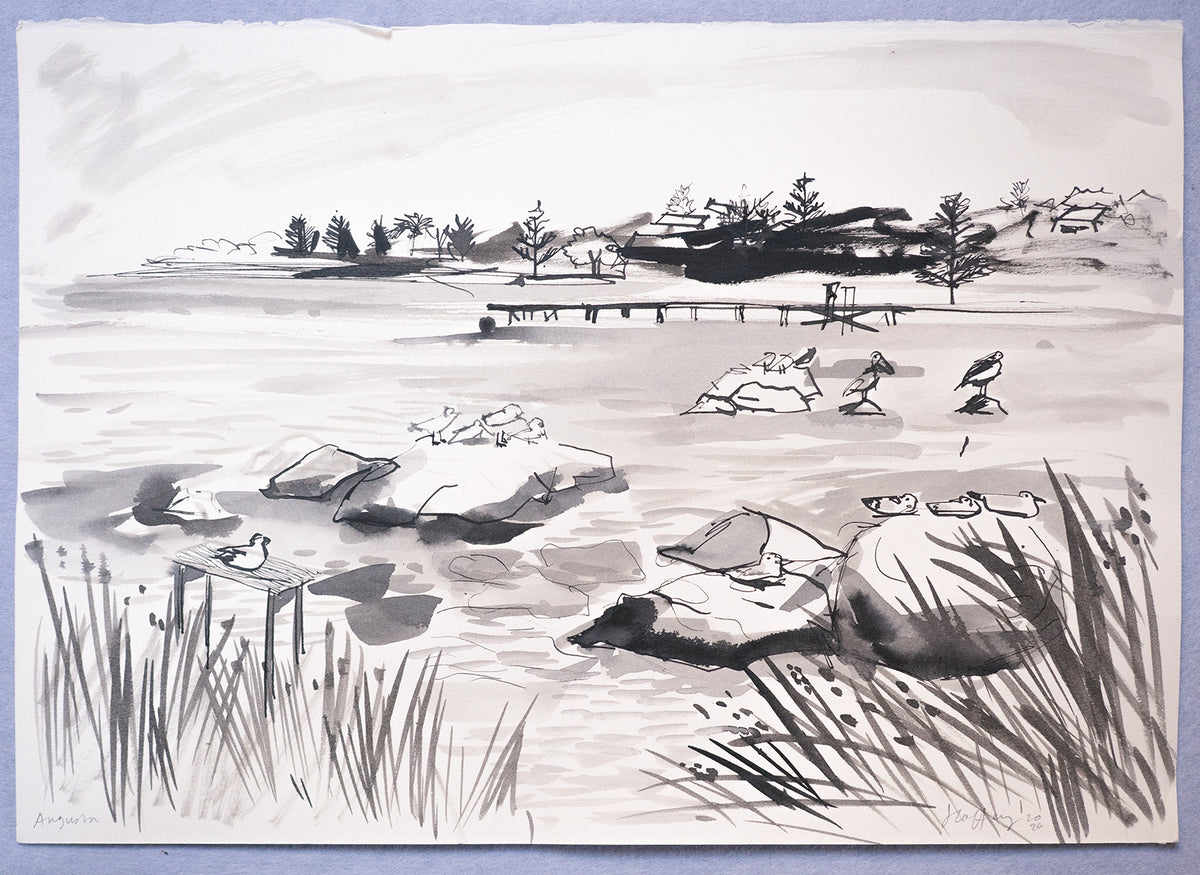 Augusta Study - Black and White