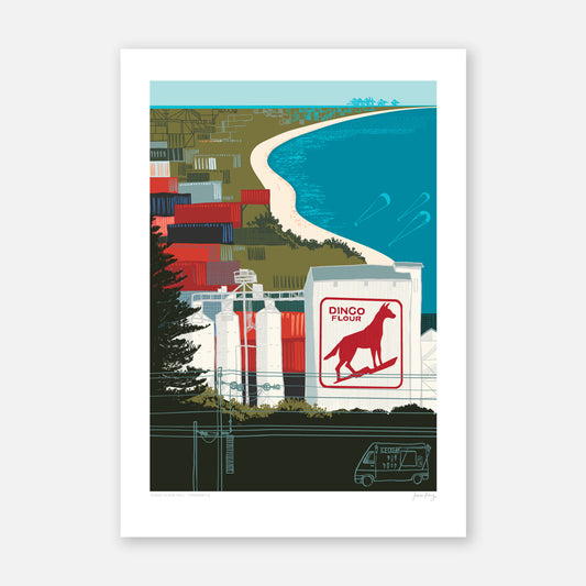Dingo Flour Mill - A3 Art Print