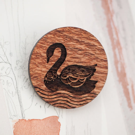 Swan Brooch