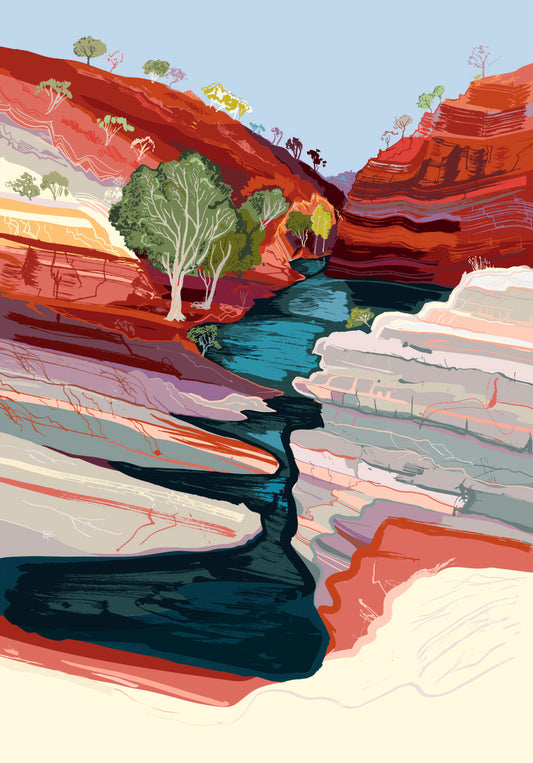 Karijini - Unframed Limited Edition Print