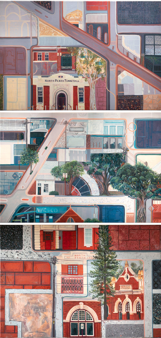 North Perth Triptych - Limited Edition Print