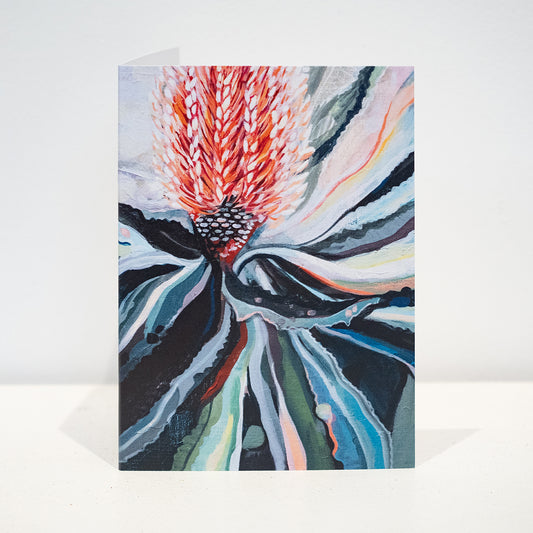 Painted Banksia Card
