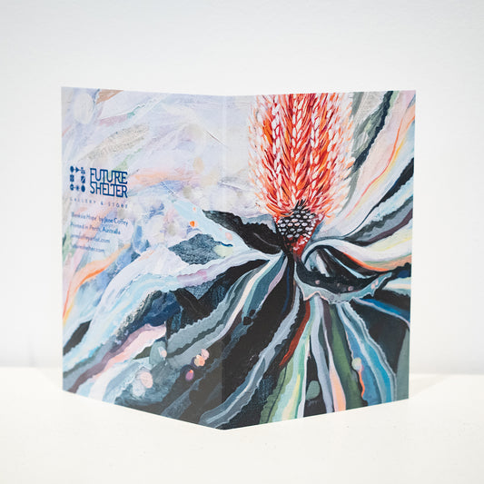 Painted Banksia Card