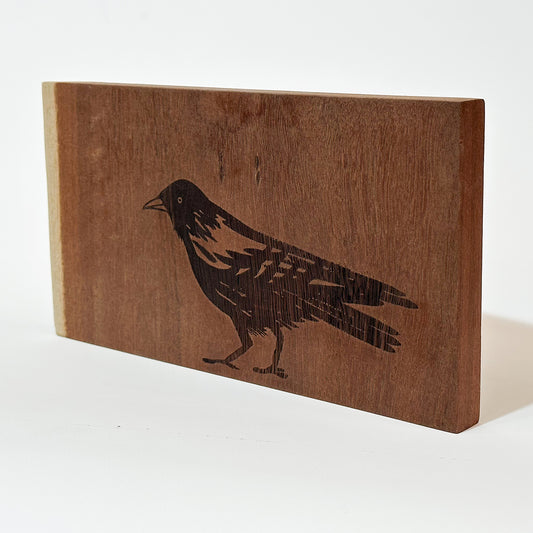 Raven Art on wood (Single)