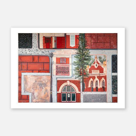 North Perth Town Hall - A3 Art Print