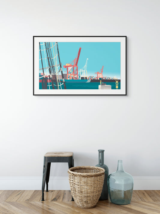 Arrival Cranes - Limited Edition Print