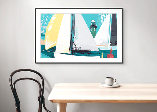 Harbour Race - Limited Edition Print