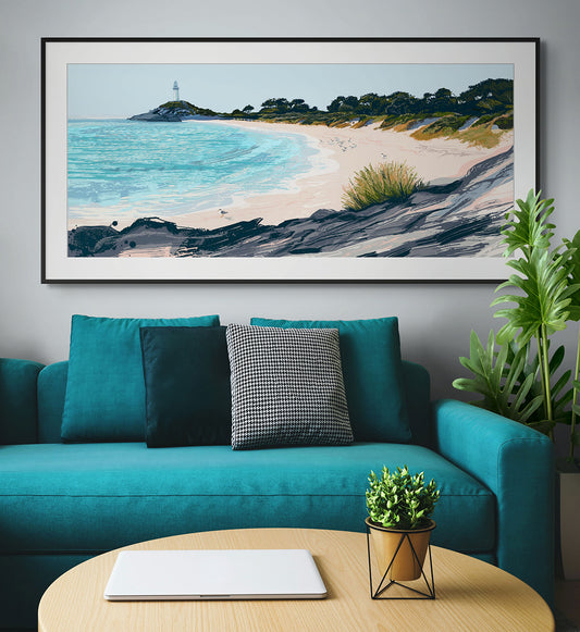 Pinky Beach Wadjemup Rottnest - Limited Edition Print