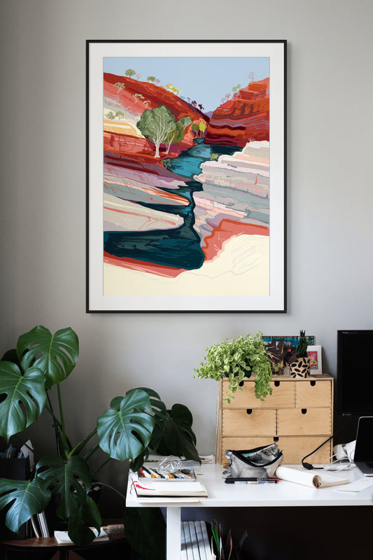 Karijini - Unframed Limited Edition Print