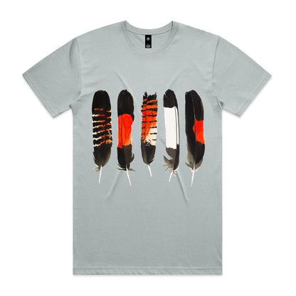 2026 Black Cockatoo Feathers - Mens T-shirt