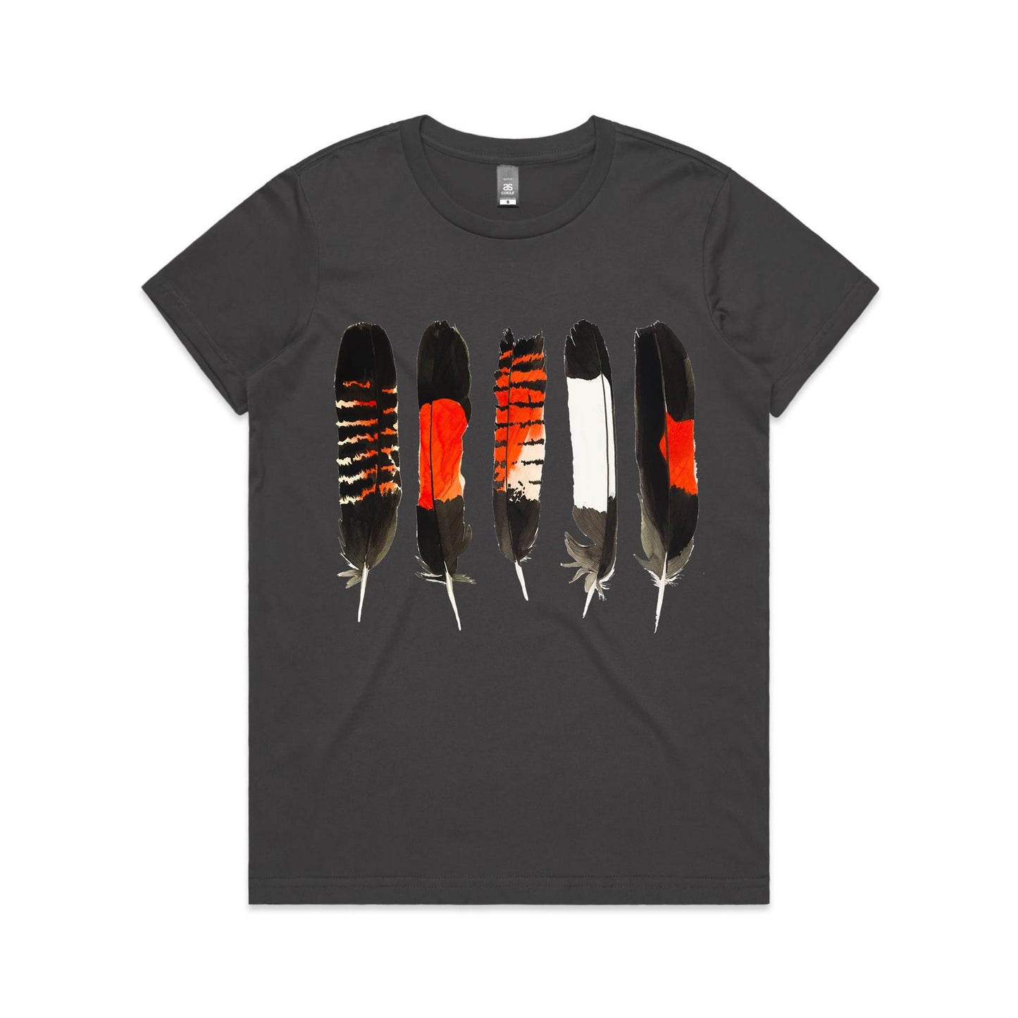 2026 Black Cockatoo Feathers - Womens T-shirt