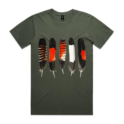 2026 Black Cockatoo Feathers - Mens T-shirt