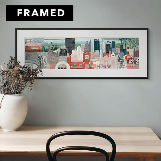 FRAMED Perth Cityscape - Limited Edition Print