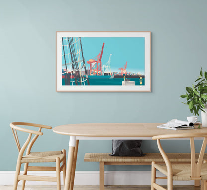 Arrival Cranes - Limited Edition Print