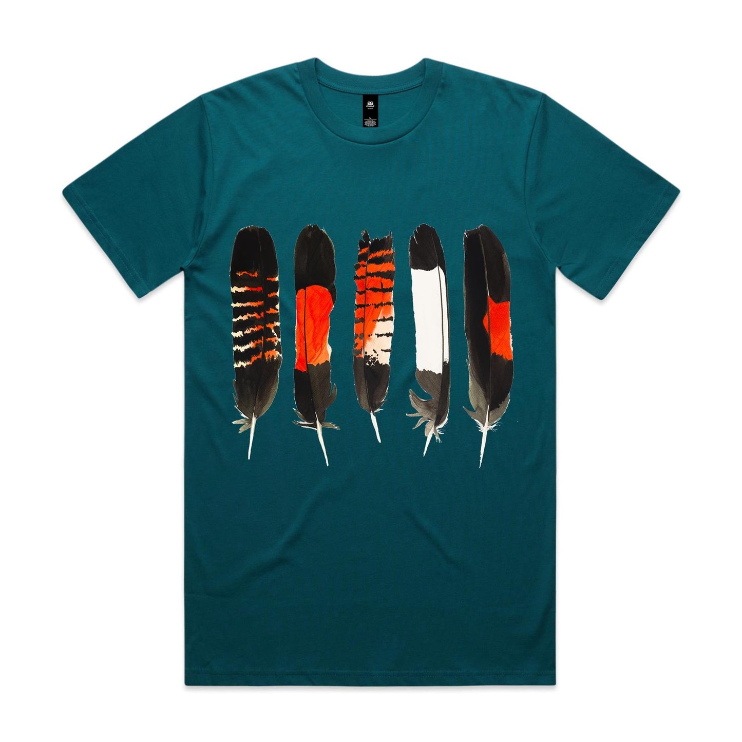 2026 Black Cockatoo Feathers - Mens T-shirt