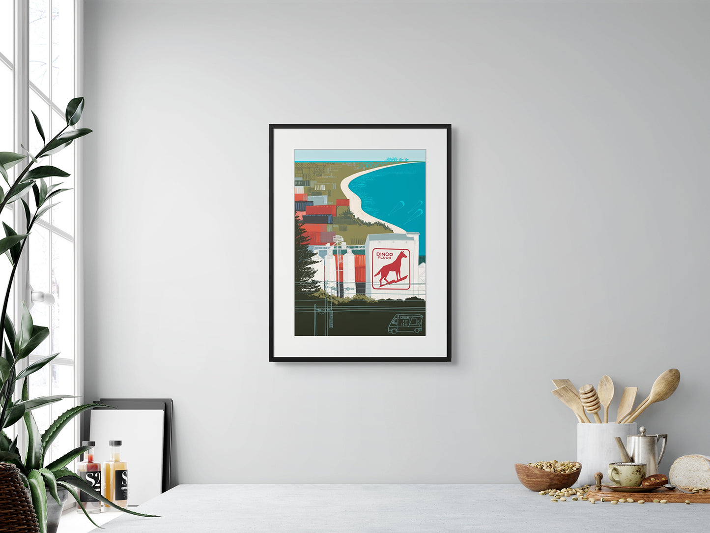 FRAMED Dingo Flour Mill - Limited Edition Print