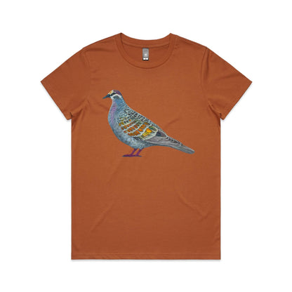 Glorious Bronzewing - Womens T-shirt