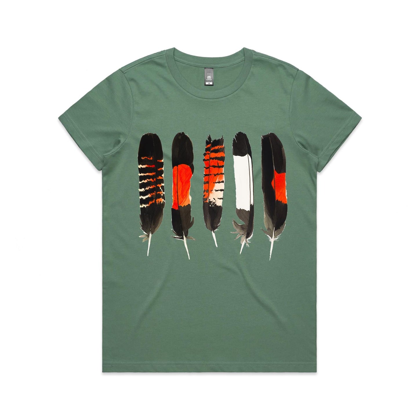 2026 Black Cockatoo Feathers - Womens T-shirt