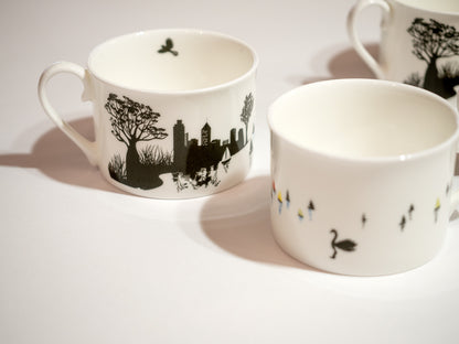 Perth City View - Limited Edition Low Mug - Set of 6