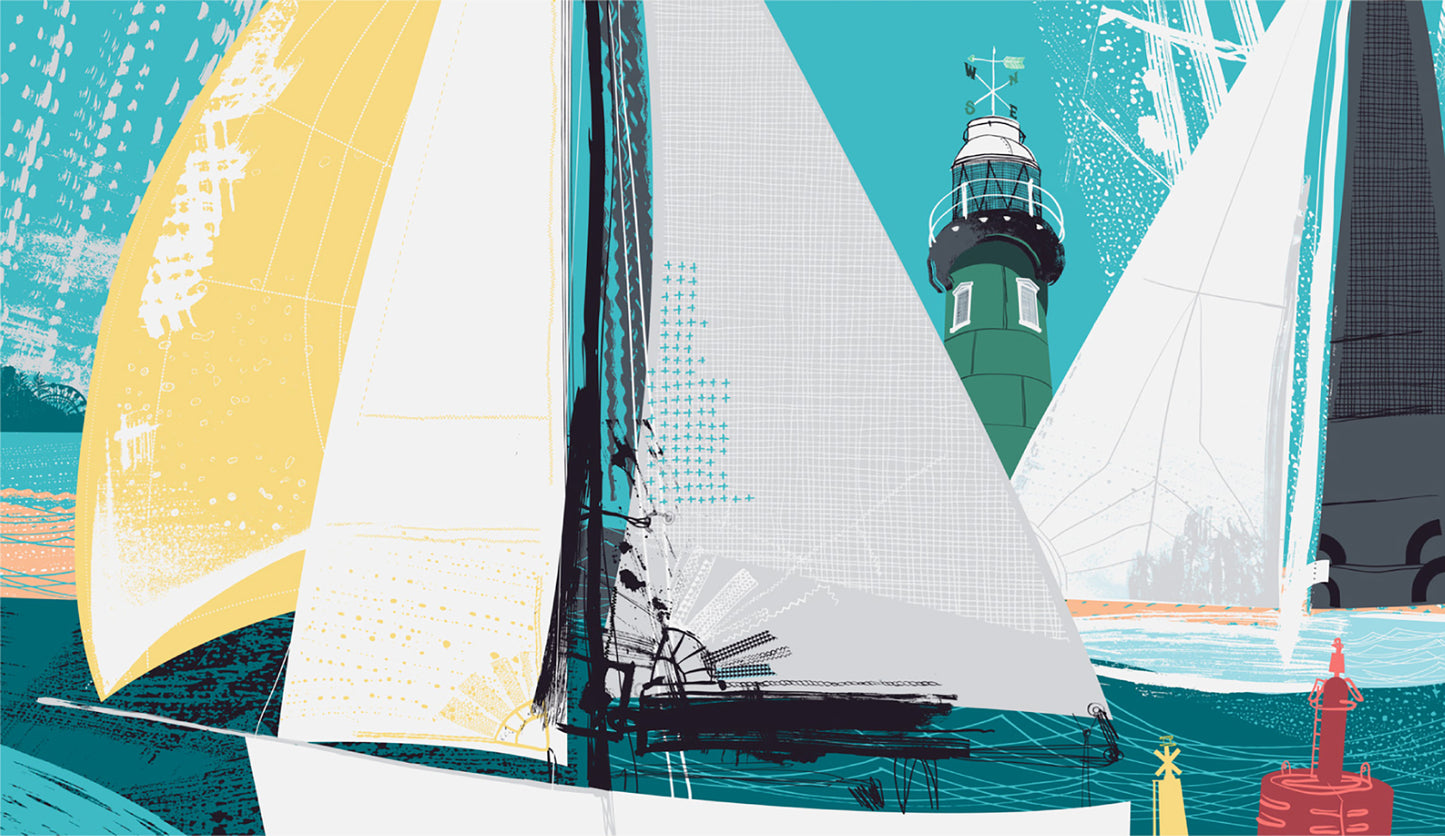 Harbour Race - Limited Edition Print