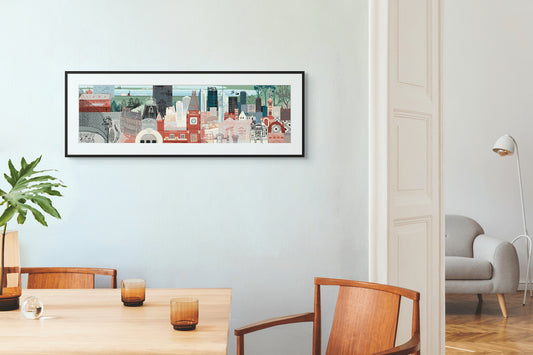 FRAMED Perth Cityscape - Limited Edition Print