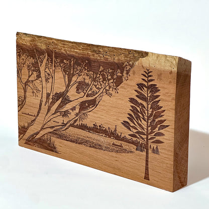 South Beach Art on wood